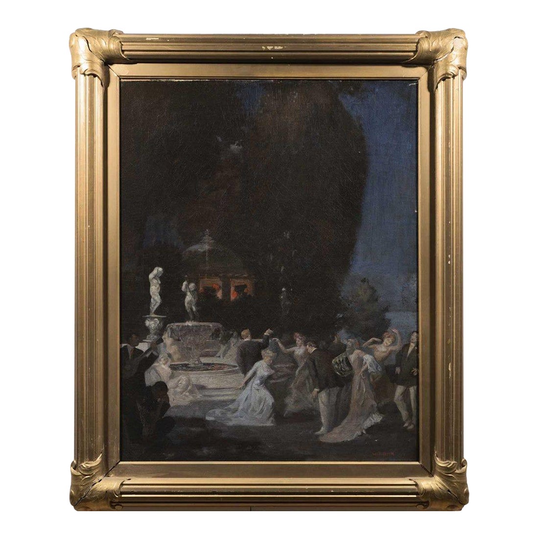 William Clarke Rice, Jr.Antique American Impressionist Roaring 20s ...