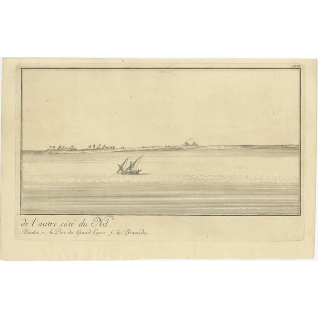 Across the Nile with Distant Pyramids, 1755, Paper, Set of 2 For Sale - Image 3 of 10