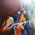 1990s Limited Edition "Three Violins" Embellished Lithograph by Victor Spahn For Sale - Image 5 of 6