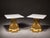 Pair of 1970 Fuggiti Studios Gilt Marble Top Pedestal Side Tables For Sale - Image 10 of 10
