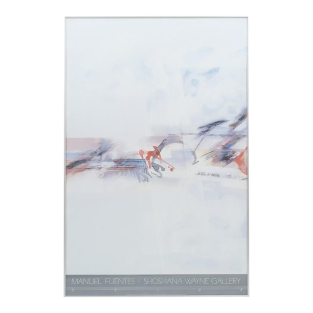 Manuel Fuentes Framed Exhibition Poster For Sale
