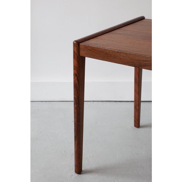 Mid-Century Modern Mid-Century Danish Rectangular Rosewood Side Table, 1960s For Sale - Image 3 of 6