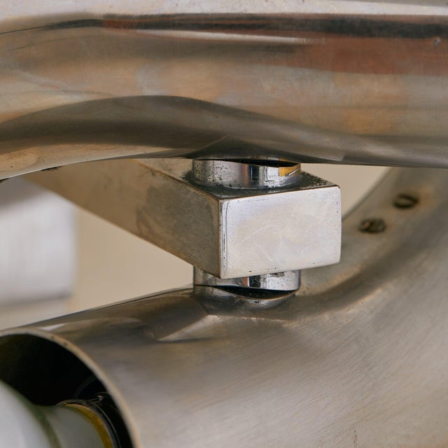 Silver 1970s Italian Chain Link Chrome Sconce by Stilux, 1970s - 2 Available For Sale - Image 8 of 11