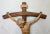 1970s Share Large Vintage Hand Carved Wood Religious Jesus Crucified Cross Sculpture God For Sale - Image 10 of 16