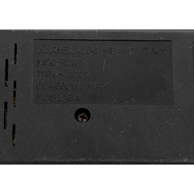 Metal Relux White Patinated & Gilt Metal Floor Lamp For Sale - Image 7 of 7