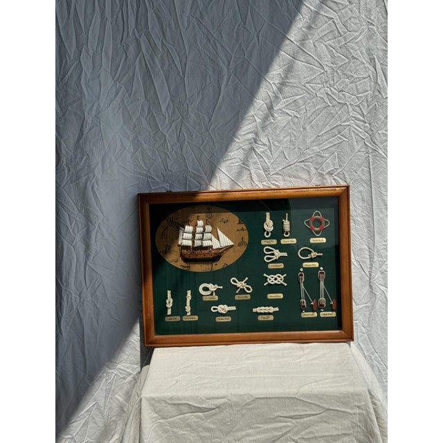 Diorama Frame of Boats and Knots For Sale - Image 18 of 18