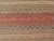 Mid 20th Century Vintage Turkish Kilim With Stripes in Blue, Tan, Brown, Cream and Orange For Sale - Image 5 of 12
