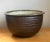 Vintage Monumental Rustic Brown Ceramic Bowl For Sale - Image 4 of 12