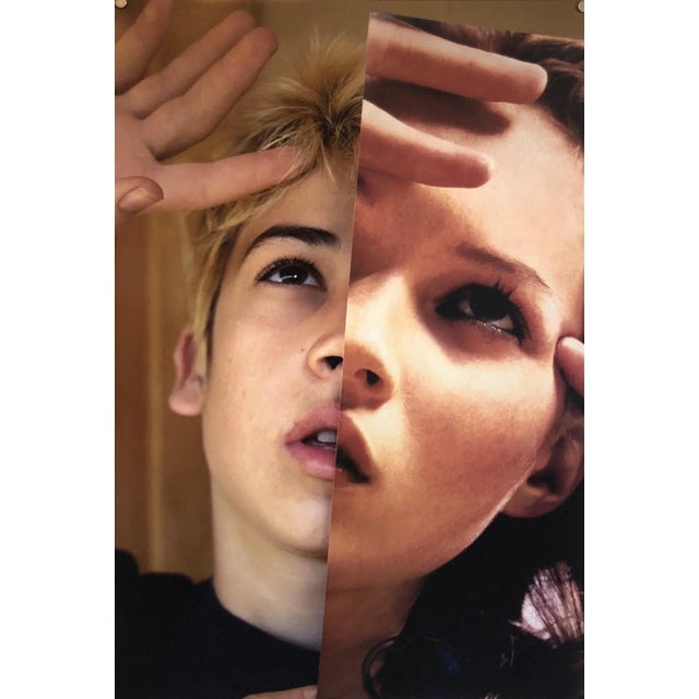 1999 Emily Cheng "Faces" Vintage Color Photograph Digital Photo Collage Print For Sale