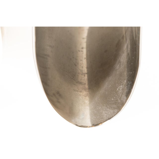 Vintage Nickel Silver Today and Soon Letter/ File Holder/ Desk Accessory, 1970's For Sale - Image 14 of 17