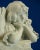 Large 20th Century Biscuit Porcelain Sculpture of a Little Girl Praying on a Cross from Betoule Et Cie, Limoges, France For Sale - Image 16 of 18