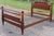 1960s Vintage John Vogler Cannonball Cherrywood Full Bed Frame For Sale - Image 9 of 11