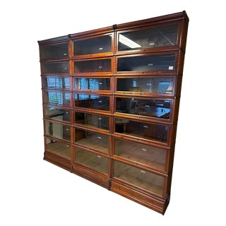Antique Bookcase from Globe Wernicke, 1890s, Set of 21 For Sale