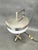 Bauhaus Nickel Table Lamp with Glass Diffuser, 1930s For Sale - Image 6 of 12