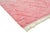 Luxurious hand-knotted wool rug in a soft Blossom and Pink, featuring a subtle chevron pattern. This plush Berber piece...