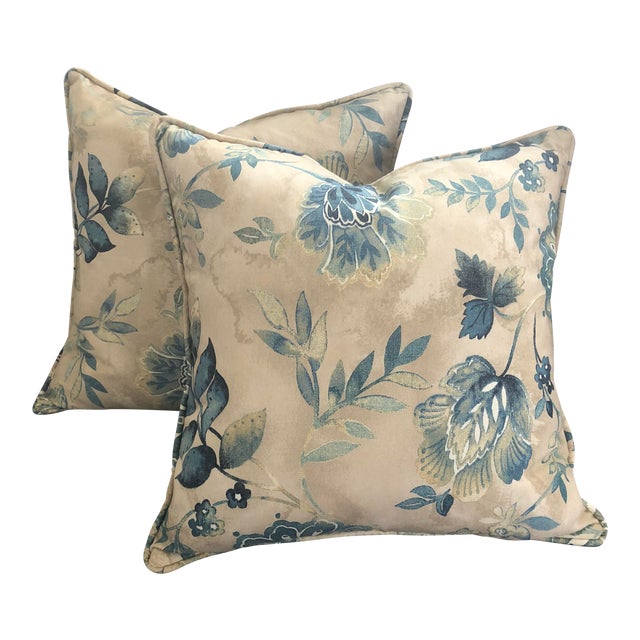 Floral Decorative Pillows A Pair Chairish