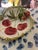 Ceramic Vintage Ceramic Italian Cherry Dish With Handle and Gold Rim For Sale - Image 7 of 9