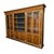 Large Walnut and Gilded Wood Bookcase, Italy, 1980s For Sale - Image 4 of 8