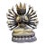 Antique Tibetan Praying Crowned Buddha For Sale