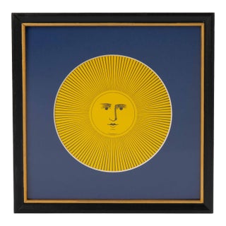 Vintage Fornasetti Sol XI Framed Print For Sale