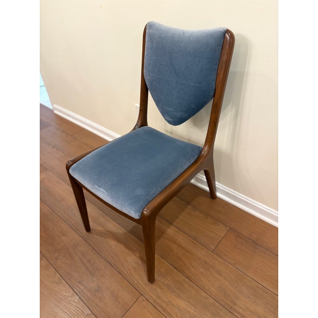 2010s Hammer Fine Furniture Blue Dining Chairs For Sale - Image 5 of 9