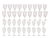 Vintage Orrefors “Carina” 36-Piece Crystal Stemware Service by Ingeborg Lundin, Sweden For Sale