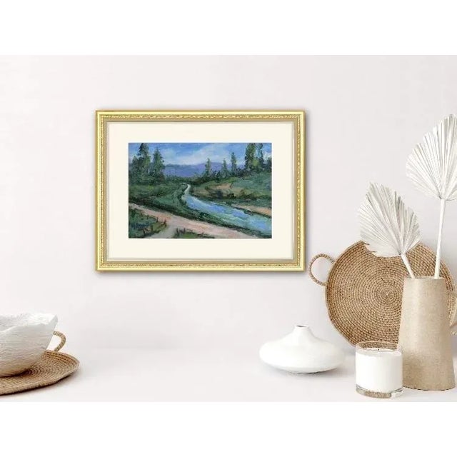 Modern Impressionist Landscape Painting — Swimming Hole For Sale In Reno/Lake Tahoe - Image 6 of 7