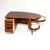 Feldballes Møbelfabrik Vintage Danish Carved Boomerang Desk from Feldballes Møbelfabrik, 1950 For Sale - Image 4 of 11