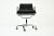 Metal Black Leather Soft Pad Office Chair by Charles & Ray Eames for ICF, 1970s For Sale - Image 7 of 10