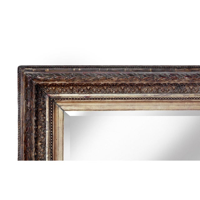 19th Century English Giltwood Beveled Mirror For Sale In Los Angeles - Image 6 of 8