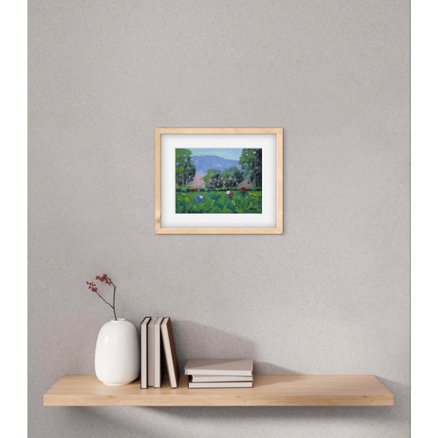 Quiet Places & Journeys — Farm Migrant Workers (Original Oil Landscape) For Sale - Image 4 of 18