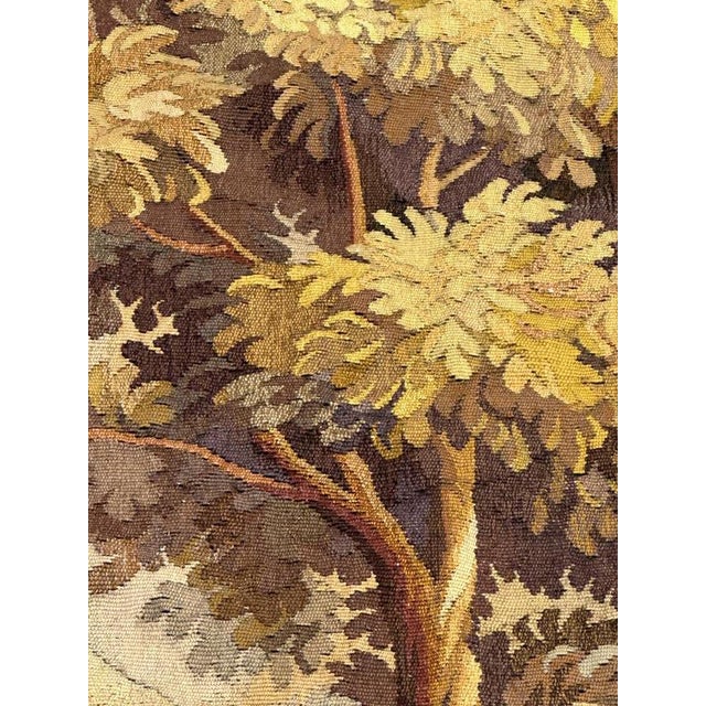 Antique French Aubusson Tapestry, 1890s For Sale - Image 12 of 18