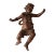 17th Century Italian Baroque Carved Walnut Cherub Statue For Sale