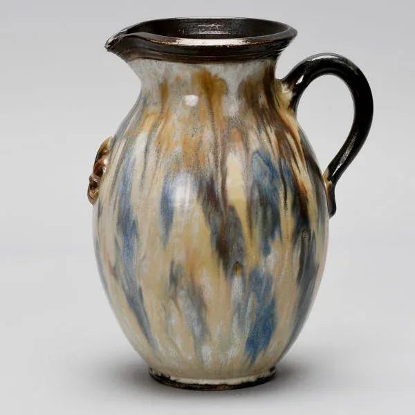 1930s Signed Losson Ceramic Belgian Jug For Sale - Image 9 of 11