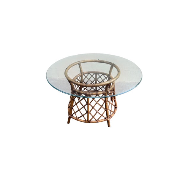 Ficks Reed Dining or Center Table For Sale - Image 10 of 15