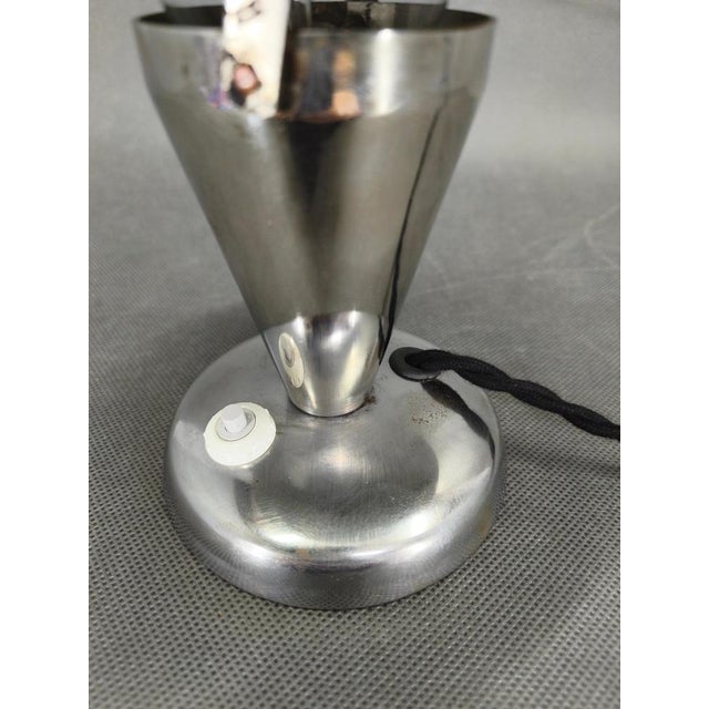 Bauhaus Chrome Table Lamp with Adjustable Shade, 1930s For Sale - Image 6 of 11
