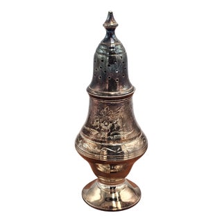 Antique Plated Pepper or Salt Container, 1890s For Sale