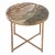 Giovanniya Marble Side Table, Gold For Sale