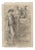 Andre Leroux - Lovers - Drawing - 1927 For Sale