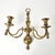 Mid 20th Century Pair of Hollywood Regency Brass Rope & Tassel Wall Sconces | Double Taper Wall Candle Holders For Sale - Image 5 of 15