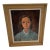 Midcentury Oil Portrait of a Woman Beautifully Framed For Sale