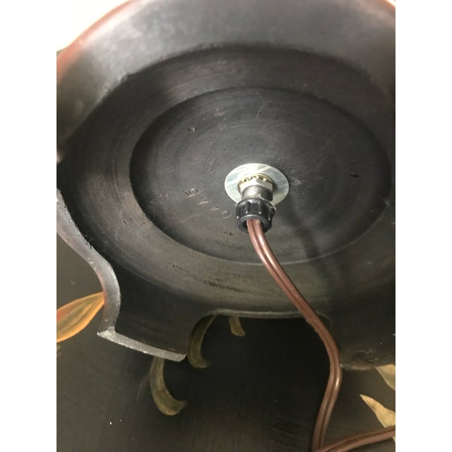 Vintage 1970s Chinoiserie Ginger Jar Style Lamp For Sale - Image 9 of 10