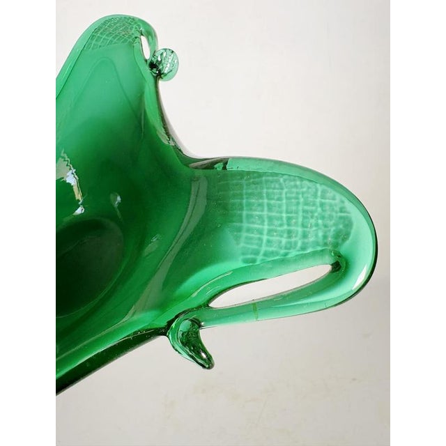 Green Glass Ashtray, France, 1960 For Sale - Image 6 of 8