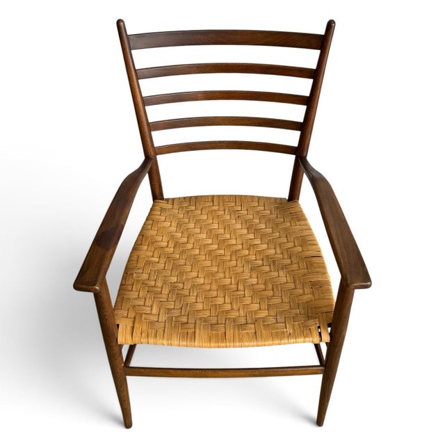 Beech Armchair Attributed to Chiavari; Italy, 1950s For Sale - Image 9 of 15