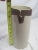 Mid-Century White and Brown Glaze Ikebana Vase For Sale - Image 9 of 11