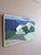 Mid-Century Modern 'Along the Blue Coast' Swedish Abstract Landscape Oil Painting, Framed For Sale - Image 4 of 13