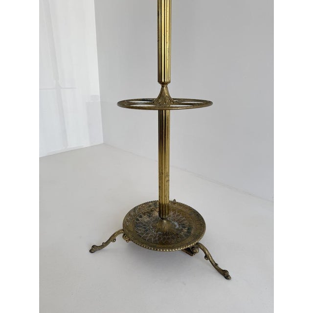 Vintage Italian Brass Hall Tree Coat Rack with Umbrella Stand, 1960s For Sale - Image 18 of 18