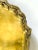 American Vintage Square Brass Tray With Scalloped Corners – Hollywood Regency Brass Tray For Sale - Image 3 of 12