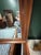 Wood Vintage Henkel Harris Mahogany Wall Mirror For Sale - Image 7 of 9