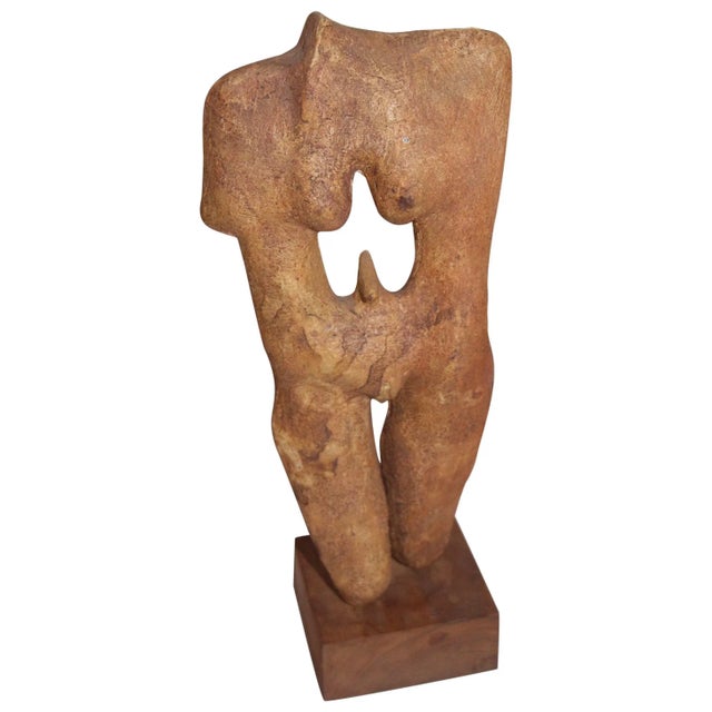 Brown John Tuska Figural Sculpture in Terra Cotta For Sale - Image 8 of 8